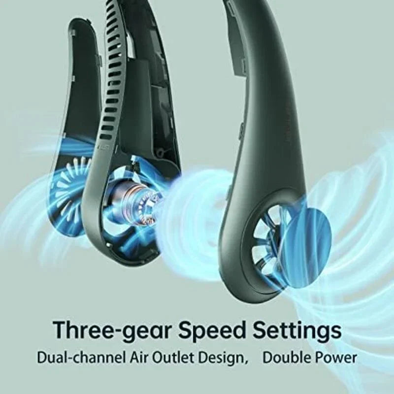 Neck Hanging Fan Portable Rechargeable Fan