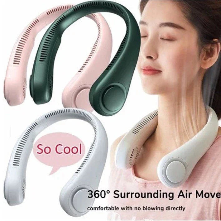 Neck Hanging Fan Portable Rechargeable Fan